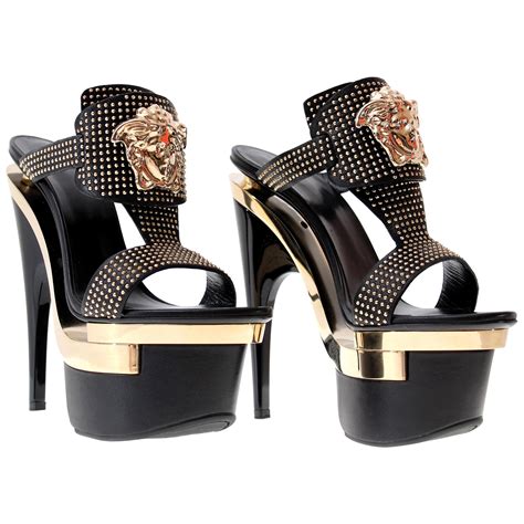 versace shoes original price|Versace platform heels price.